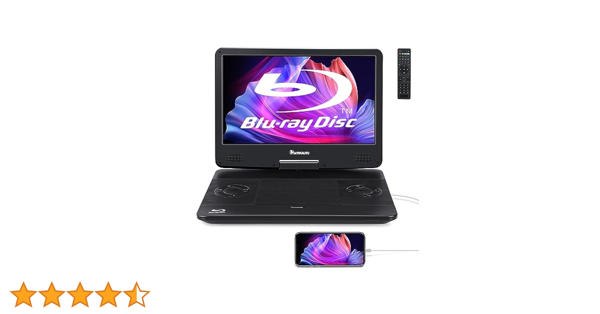 格安 naviskauto ポータブルBlu-rayプレーヤー PB1302B 格安 naviskauto ポータブルBlu-rayプレーヤー PB1302B Amazon